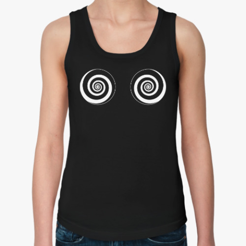 Женская майка с принтом Гипносиськи