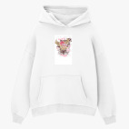 Толстовка худи оверсайз