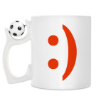 Кружка с футбольным мячиком