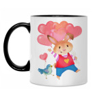 Кружка двухцветная