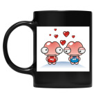 Кружка цветная UV-DTF