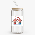 Банка с бамбуковой крышкой