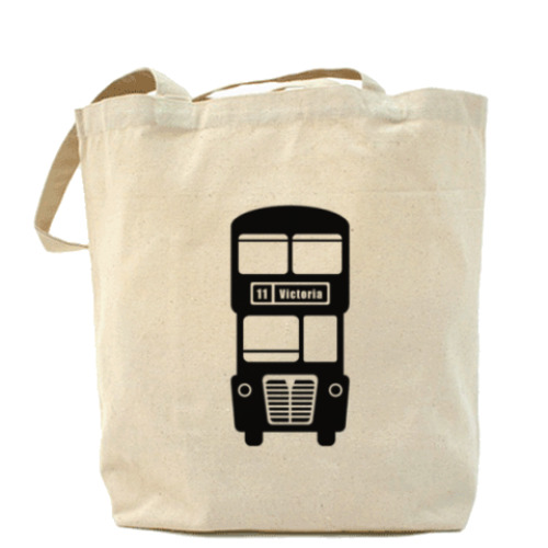 Сумка шоппер с принтом London Bus