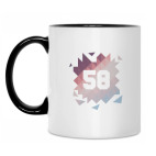 Кружка двухцветная