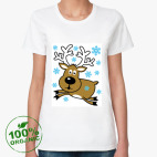 Женская футболка органик