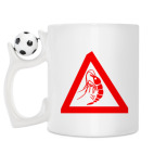Кружка с футбольным мячиком