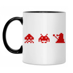 Кружка двухцветная