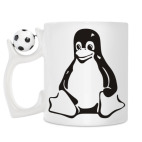 Кружка с футбольным мячиком