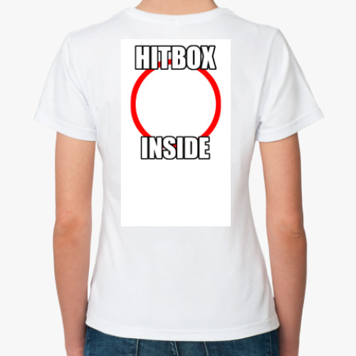 Классическая футболка с принтом Hitbox