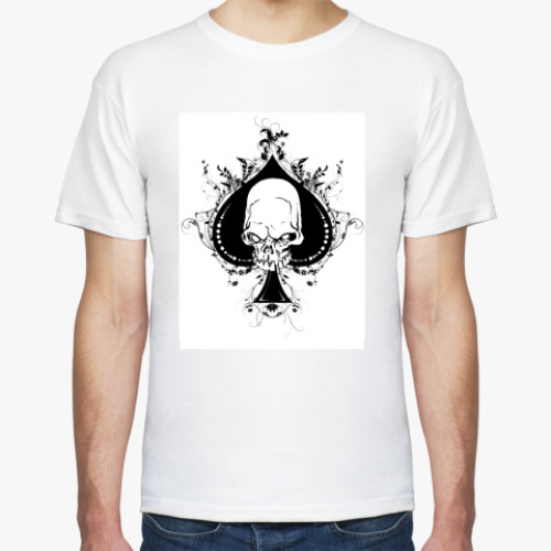 Футболка с принтом череп