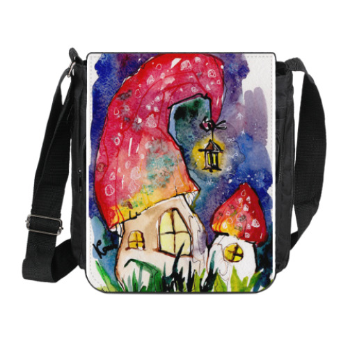 Сумка на плечо (мини-планшет) с принтом Сказка внутри