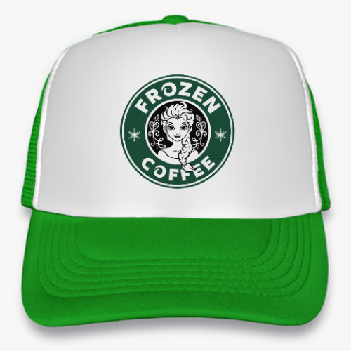 Кепка-тракер с принтом Frozen coffee