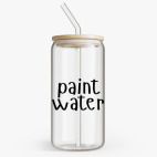 Банка с бамбуковой крышкой