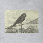 Галка на крыше (винтаж)