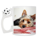 Кружка с футбольным мячиком