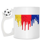 Кружка с футбольным мячиком