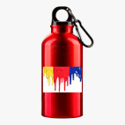 Металлическая бутылка 400 мл UV-DTF