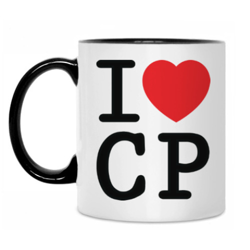 Кружка с принтом I love CP