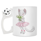 Кружка с футбольным мячиком