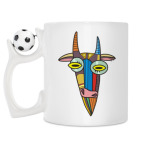 Кружка с футбольным мячиком