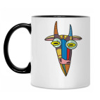 Кружка двухцветная