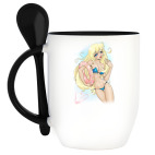 Кружка с ложкой