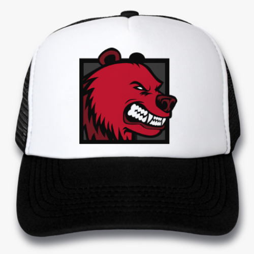 Кепка-тракер с принтом Red Bear