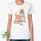 Женская футболка органик