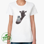 Женская футболка органик