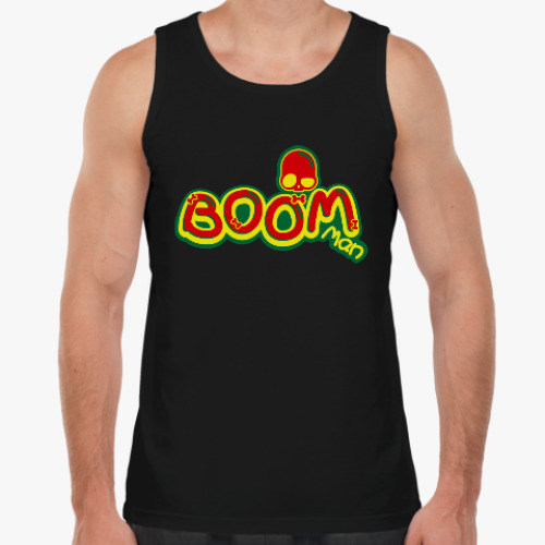 Майка с принтом Boom Man