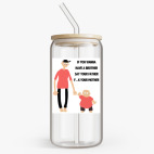 Банка с бамбуковой крышкой