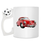 Кружка с футбольным мячиком