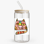 Банка с бамбуковой крышкой