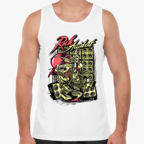 Майка с принтом Рок