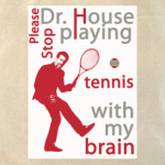 House tennis Холщовая сумка