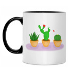 Кружка двухцветная