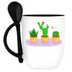 Кружка с ложкой