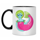 Кружка двухцветная