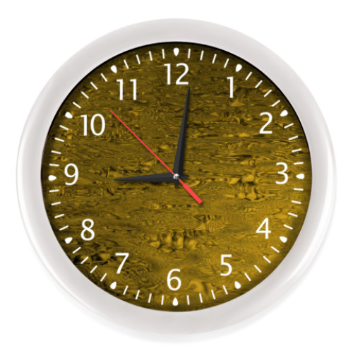 Настенные часы с принтом Текстура