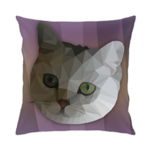 Подушка с принтом Кот Каспер