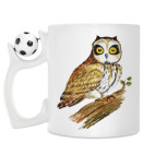 Кружка с футбольным мячиком