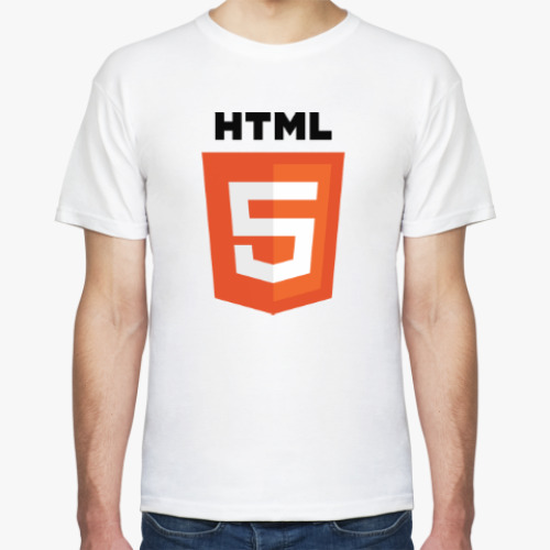 Футболка с принтом HTML5