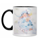 Кружка двухцветная