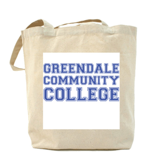 Сумка шоппер с принтом Greendale Community College