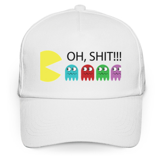 Кепка бейсболка с принтом Pacman