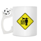 Кружка с футбольным мячиком