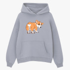 Толстовка худи оверсайз