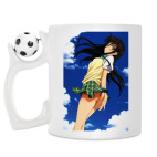 Кружка с футбольным мячиком