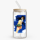 Банка с бамбуковой крышкой