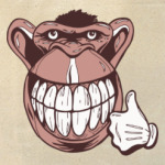 Веселая обезьяна